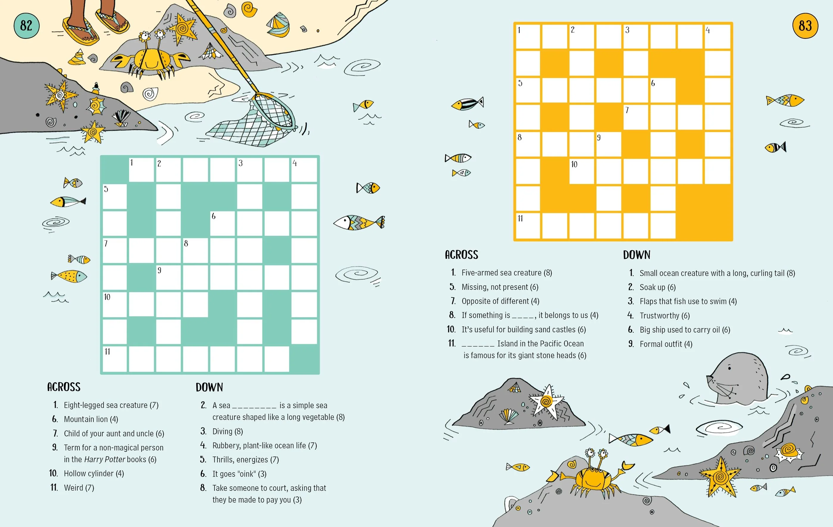 100 Children's Crosswords holiday - Image 2