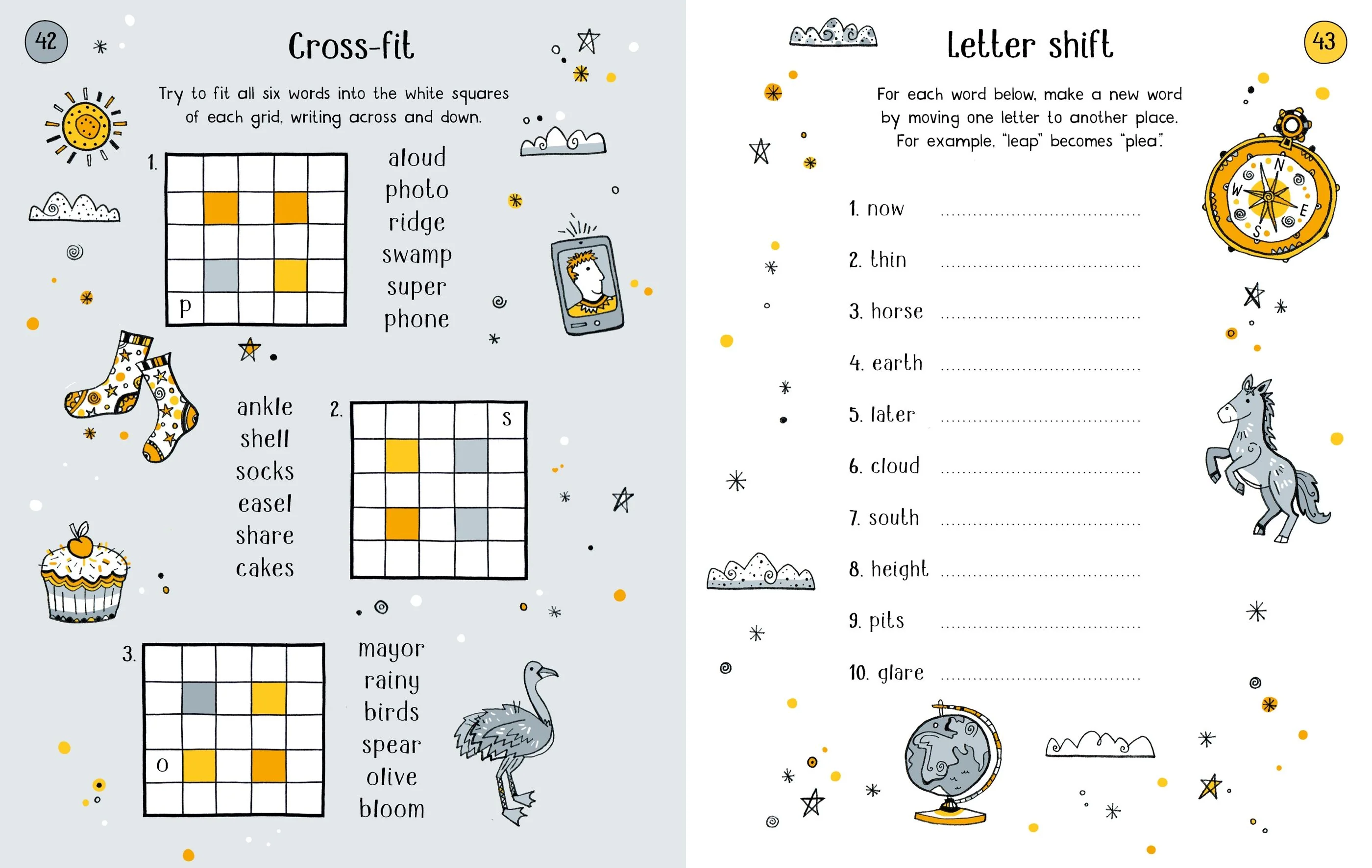 100 Children's Word Puzzles and Games - Image 3