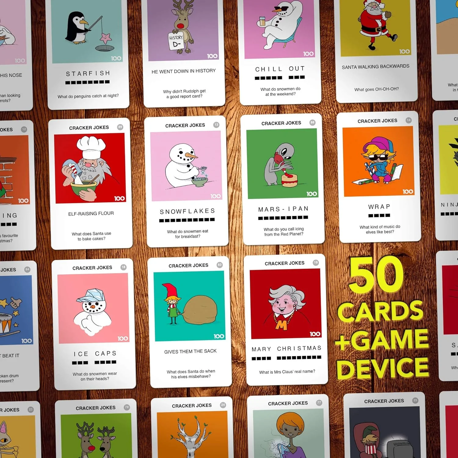 100 PICS Christmas Jokes Family Game - Image 5