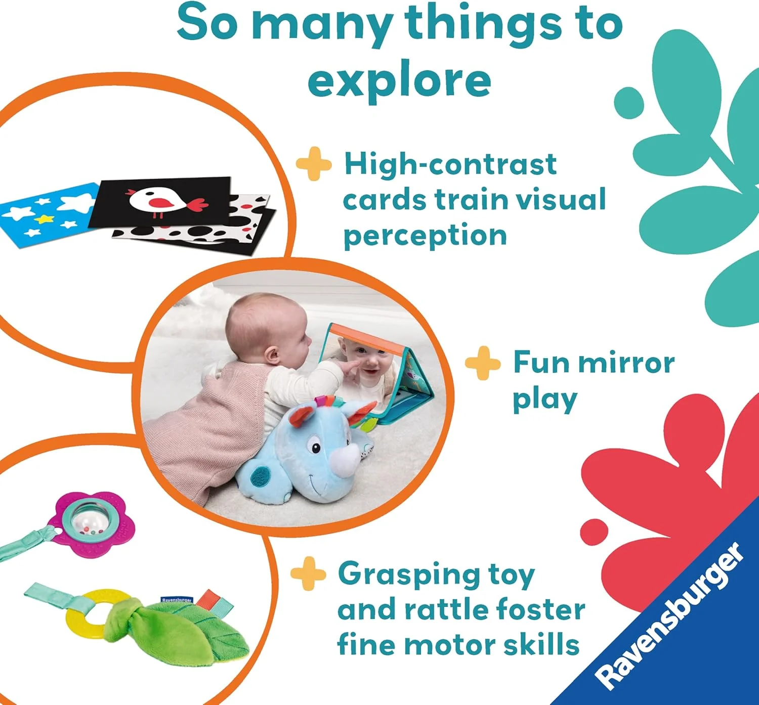 3 In 1 Rhino Tummy Time Station - Image 3