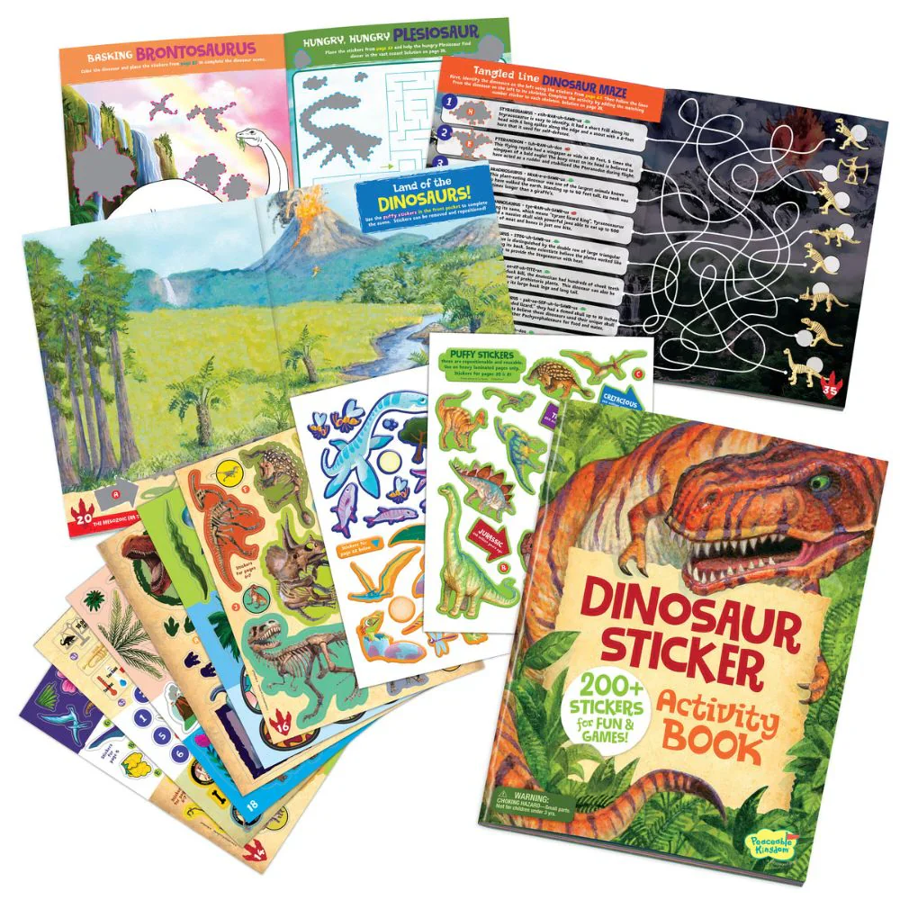 Activity Sticker Book - Dinosaurs - Image 4