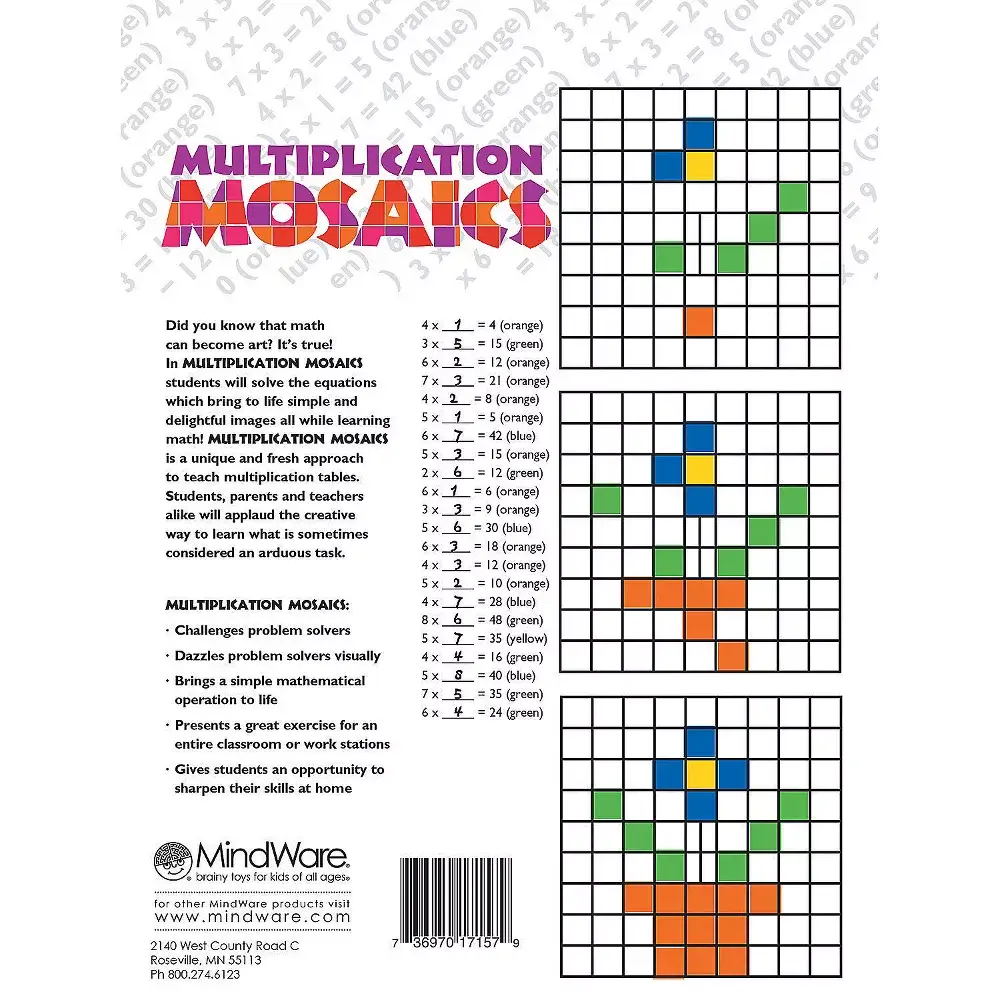 Multiplication Math Mosaics - Image 2
