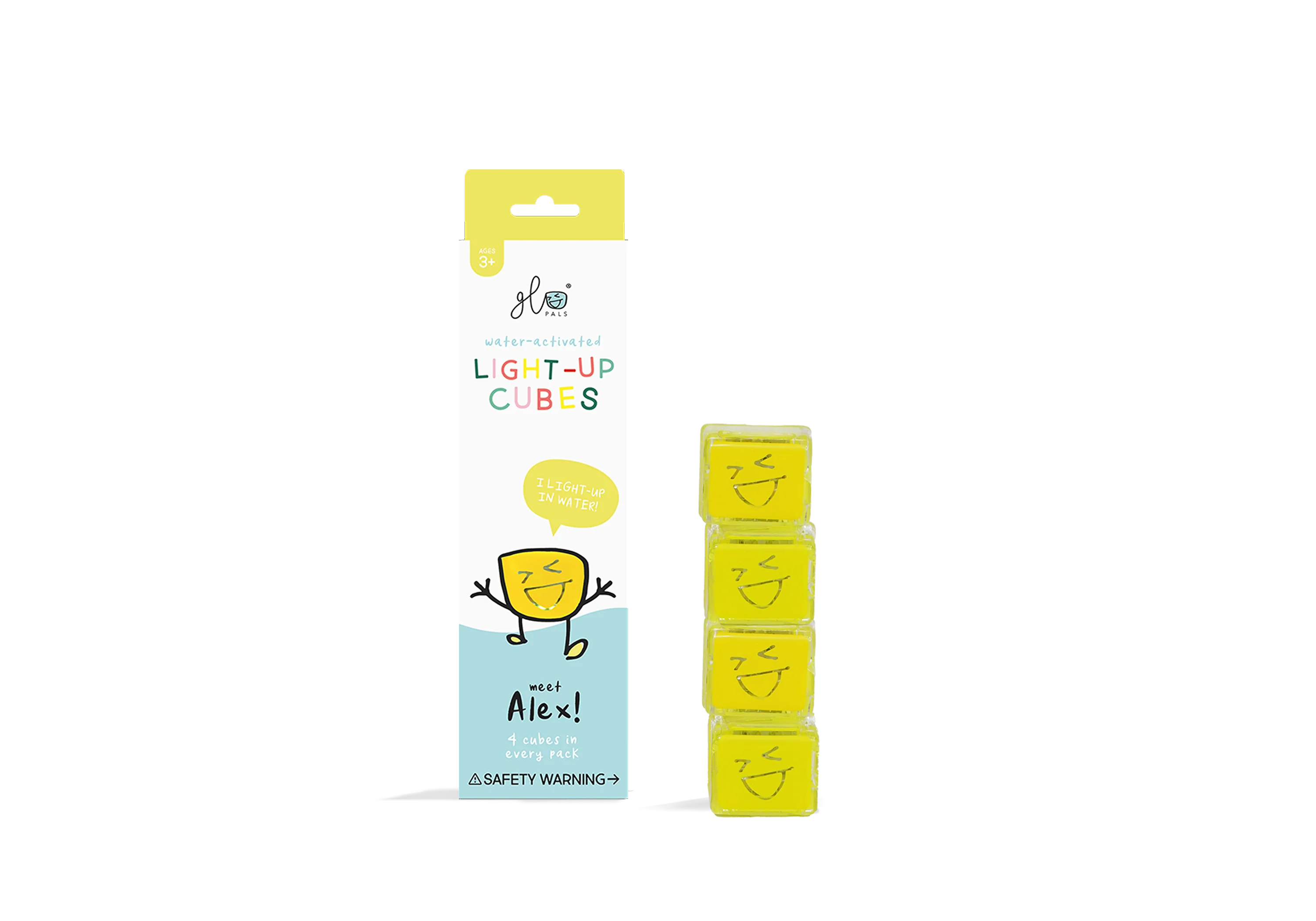 Glo Pals Alex Light Up Cubes (4 Pieces) - Image 2