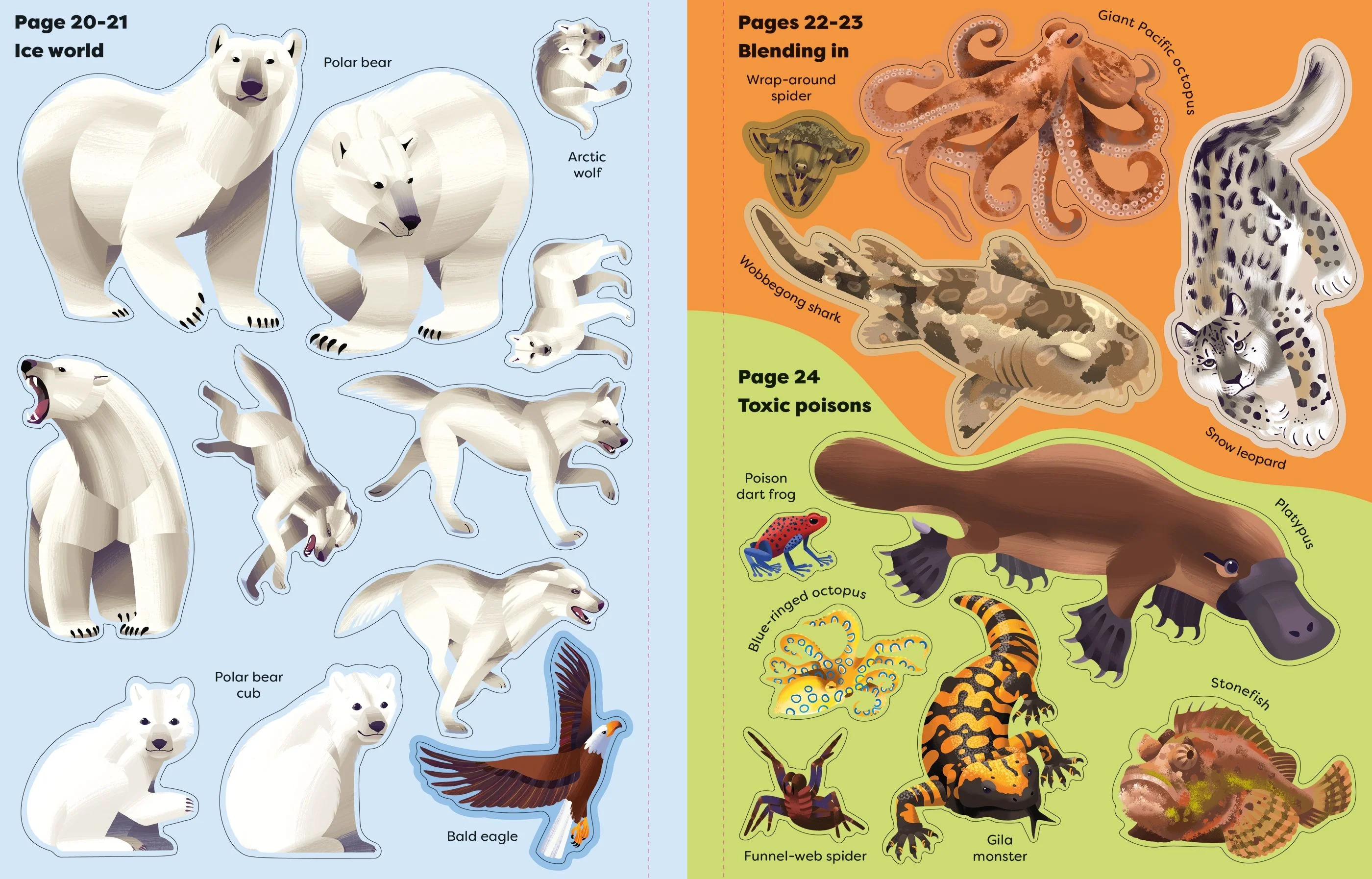 Big Sticker Book Deadly Animals - Image 5