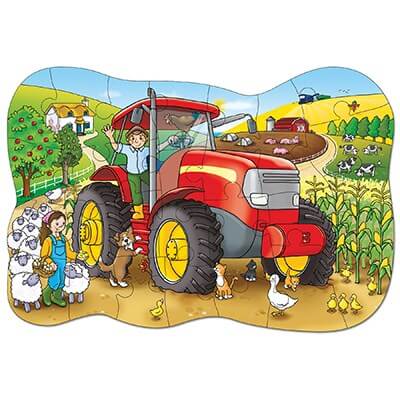 Big Tractor 25 Piece Floor Puzzle Orchard Toys - Image 2