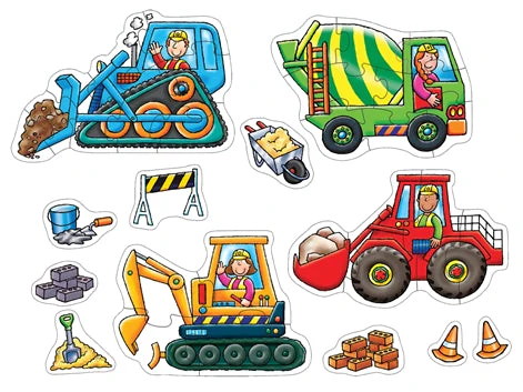 Big Wheels Jigsaw Puzzle - Orchard Toys - Image 2