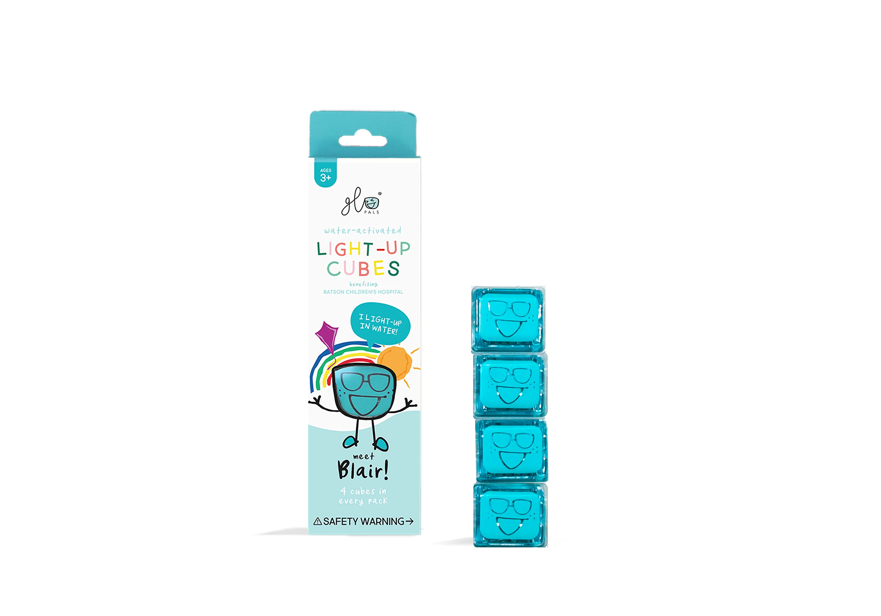 Glo Pals Blair Light Up Cubes (4 Pieces) - ** Back in Stock 18th Nov** - Image 3