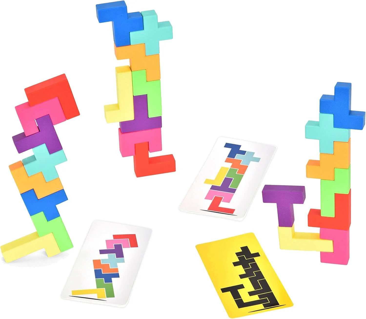 Buildzi | Speed Stacking Game | Ages 6+ | 2-4 Players | 10 Minutes Playing Time - Image 3