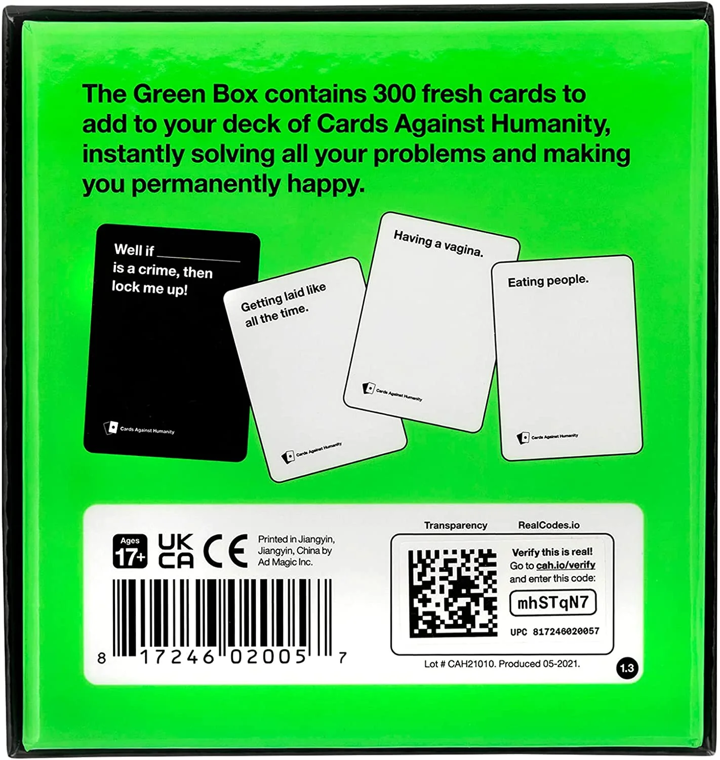 Cards Against Humanity: Green Box Expansion - Image 2