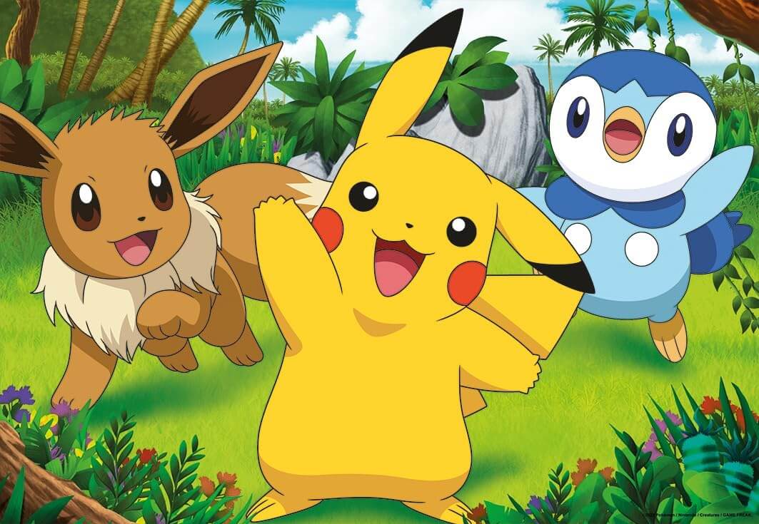 Children’s Puzzle Pokemon, 2x24pc - 24 Pieces Puzzle - Image 2