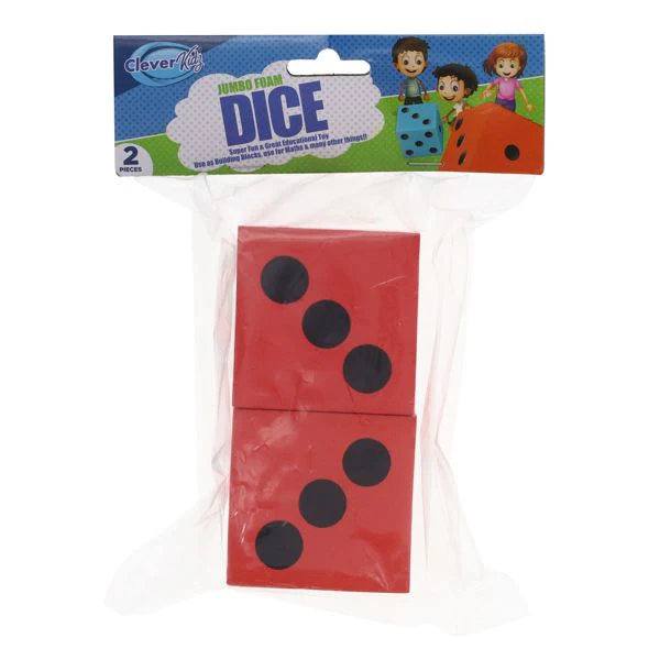 Clever Kidz Pkt2 Learn And Play Giant Dice - Image 3