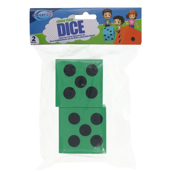 Clever Kidz Pkt2 Learn And Play Giant Dice - Image 4