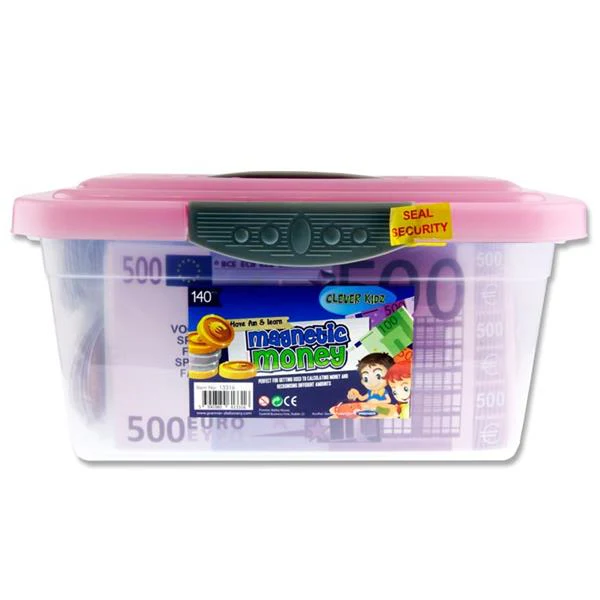 Clever Kidz Tub 140 Magnetic Pp Euro Money Teaching Set Asst - Image 4