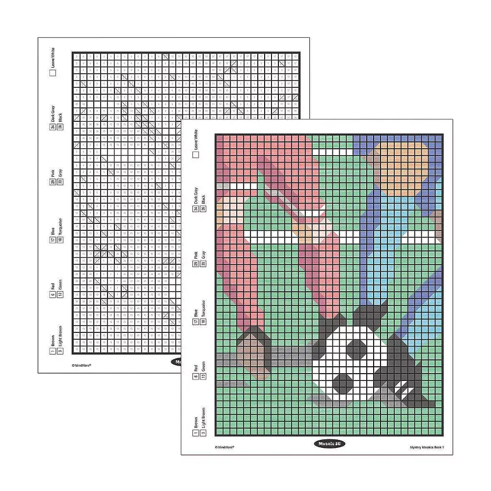 Colour By Number Mystery Mosaics - Image 2