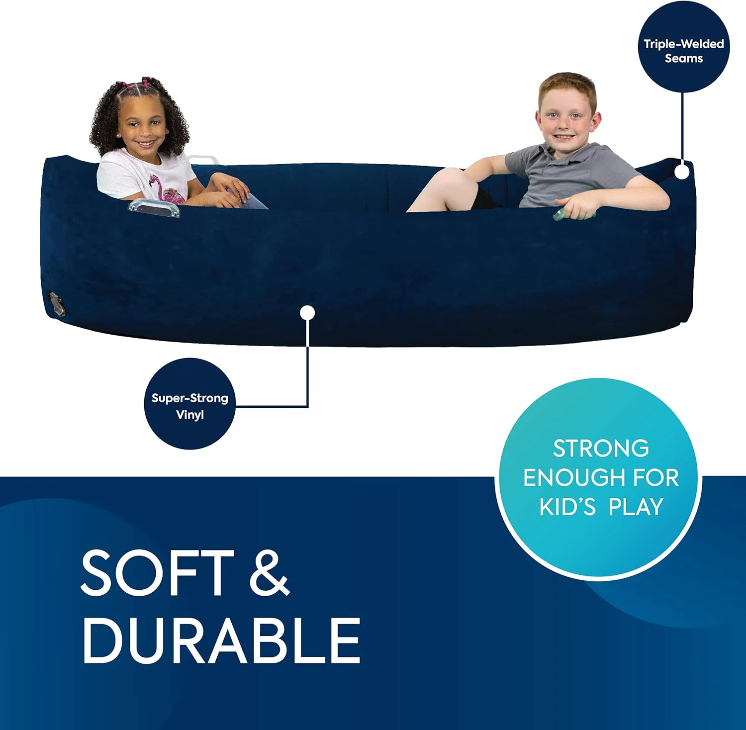 Comfy Peapod - Inflatable Sensory Pod - 80" For 2-3 kids - Image 4
