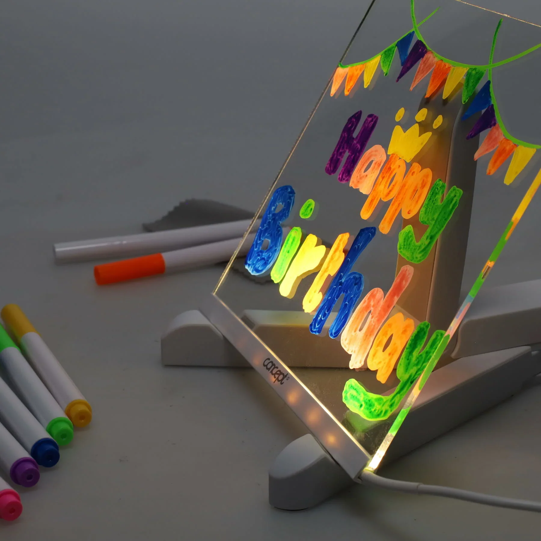 Concept Acrylic LED Notice Board (150mm x 150mm) - Image 7