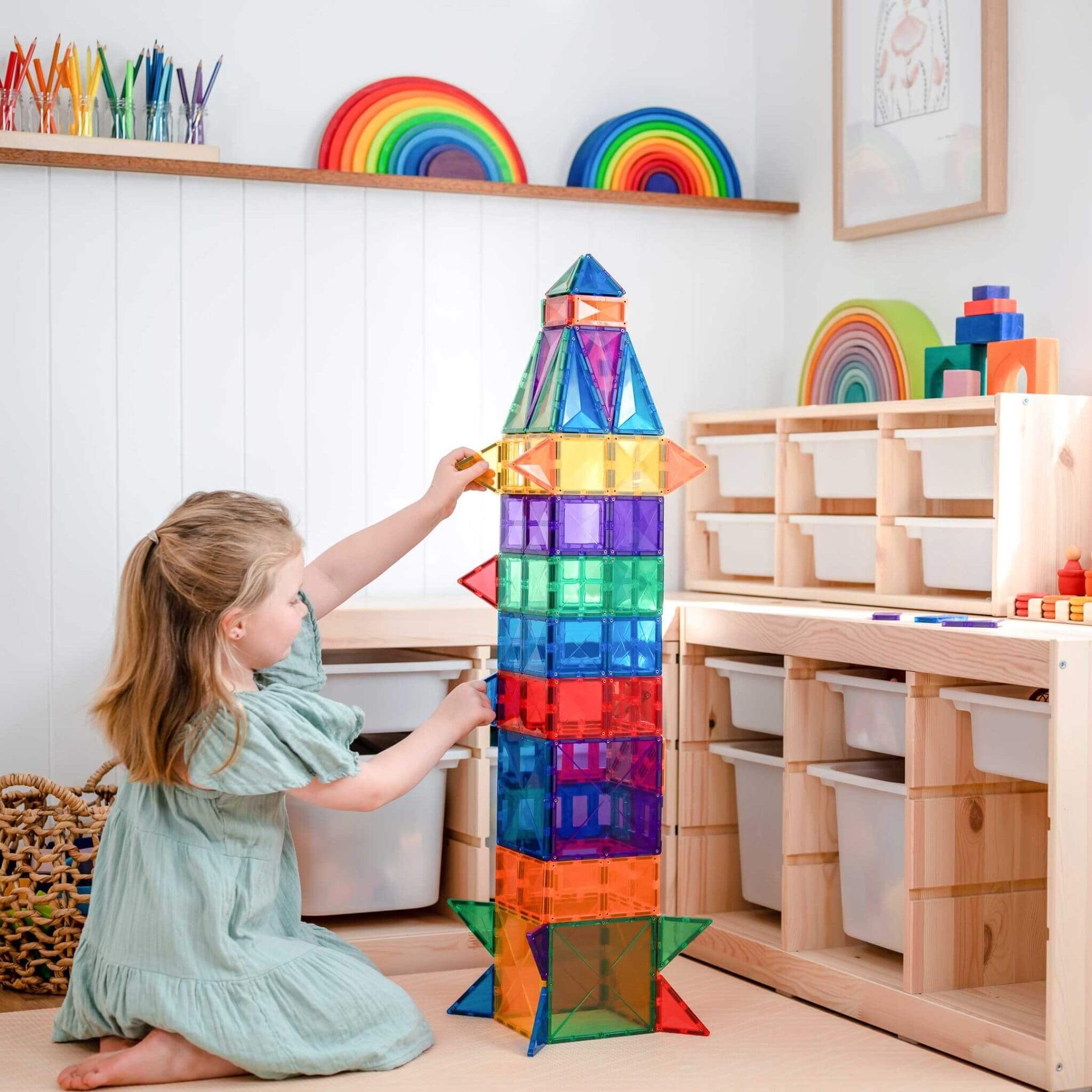 Connetix Magnetic Tiles 102 Piece Creative Set - Image 5
