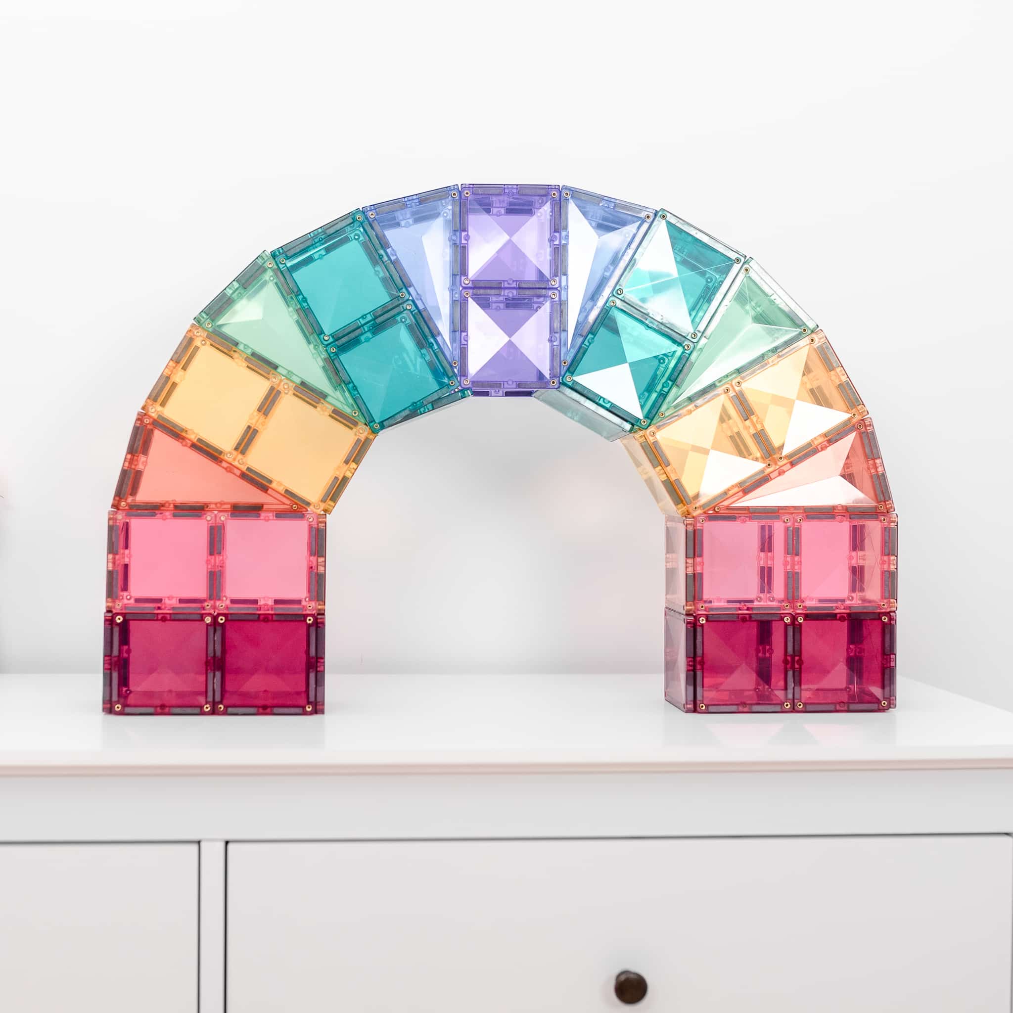 Connetix Magnetic Tiles 120 Piece Pastel Pack - Image 2