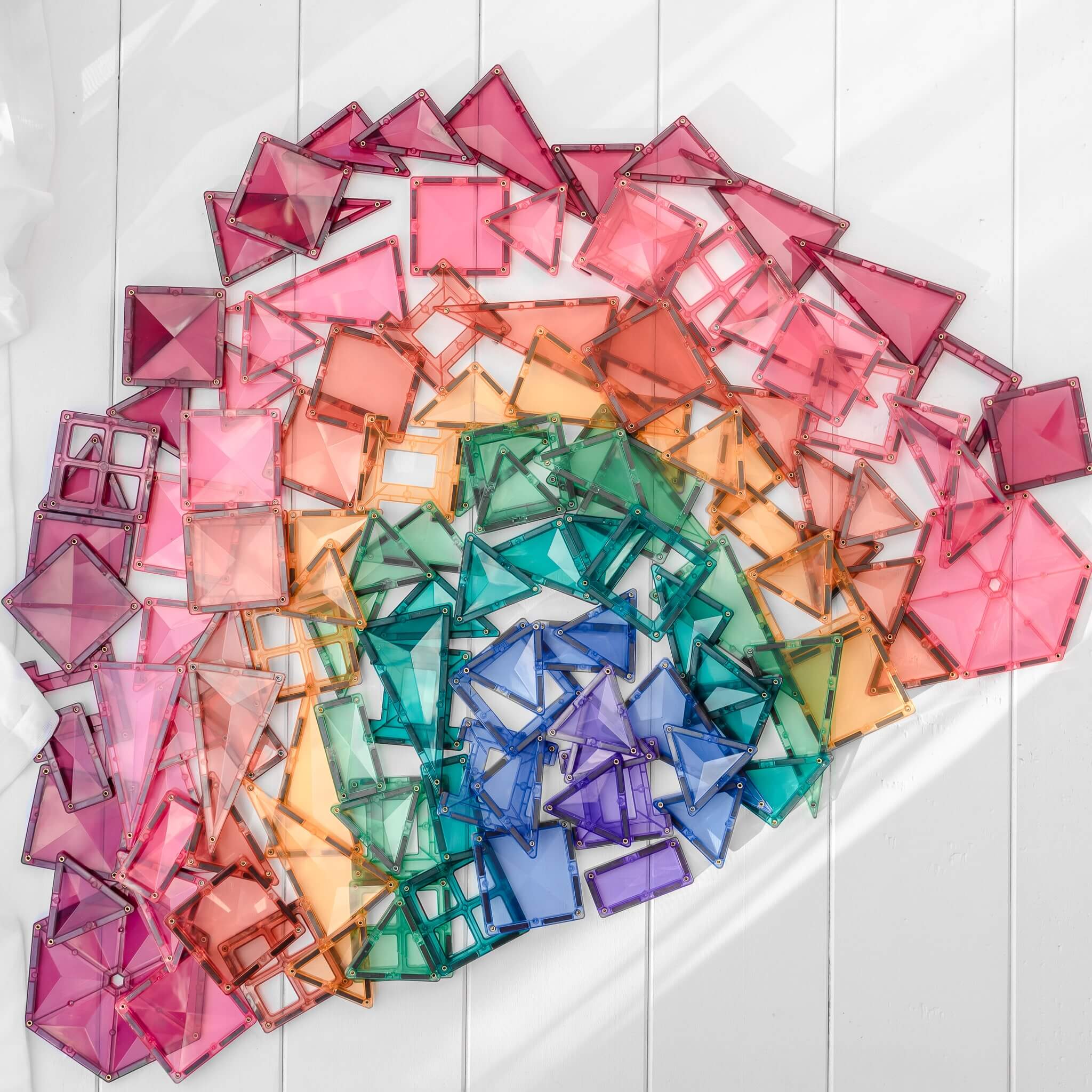Connetix Magnetic Tiles 202 Piece Pastel Mega Pack - Image 2