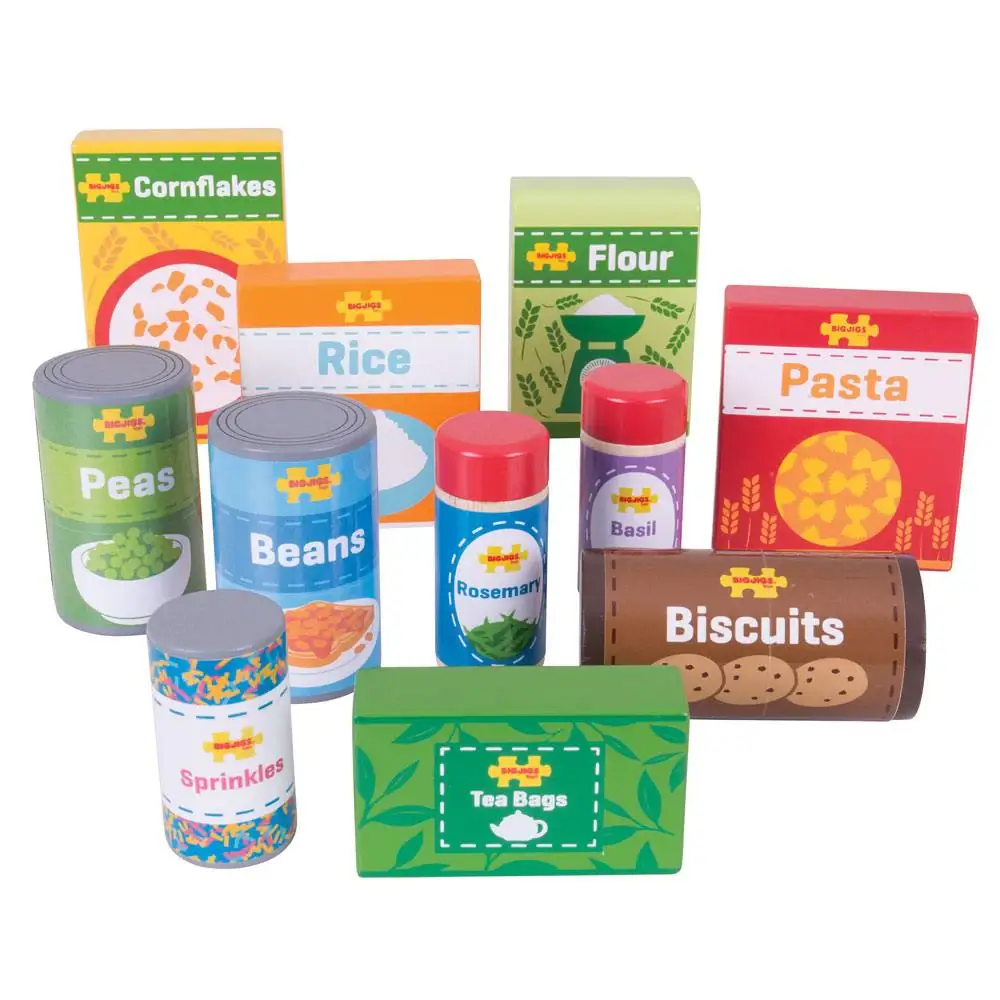 Cupboard Groceries Wooden Play Food - Image 2