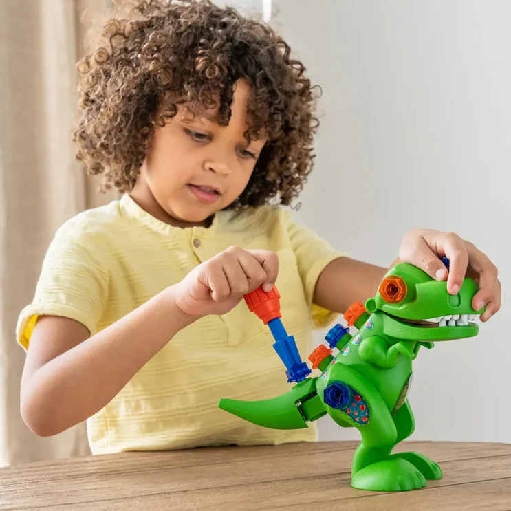 Design & Drill T-Rex Take Apart Dinosaur Toy - Image 4
