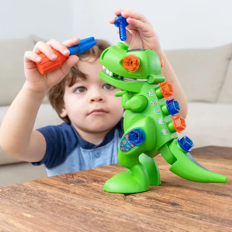 Design & Drill T-Rex Take Apart Dinosaur Toy - Image 6