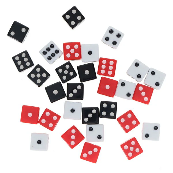 Dice 16mm - Dots (Pack of 30) - Image 3