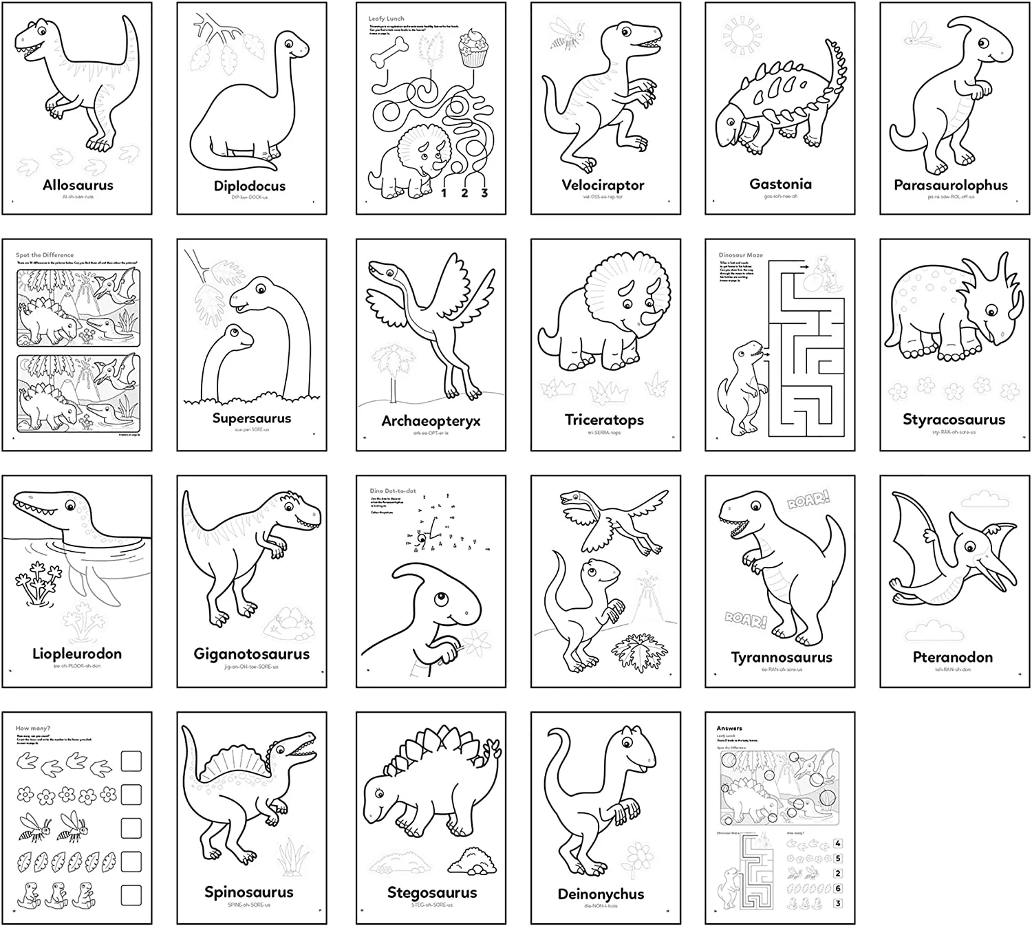 Dinosaur Sticker Colouring - Orchard Toys - Image 2