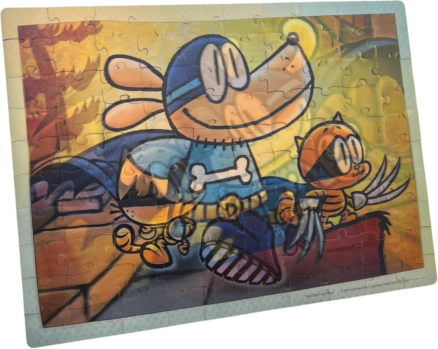 Dog Man 100pc Lenticular Puzzle - Image 3