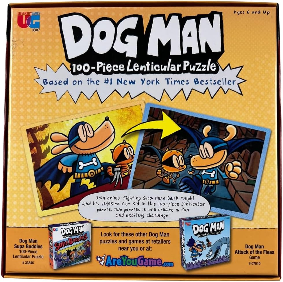 Dog Man 100pc Lenticular Puzzle - Image 6