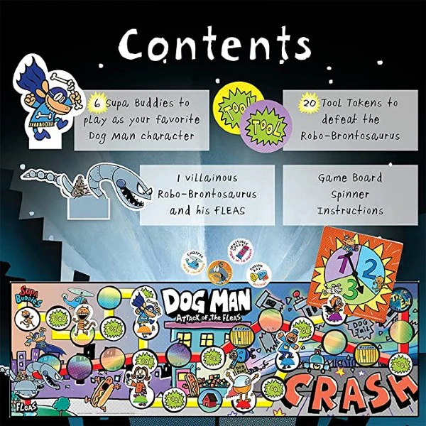 Dog Man Board Game Attack of The Fleas - Image 2