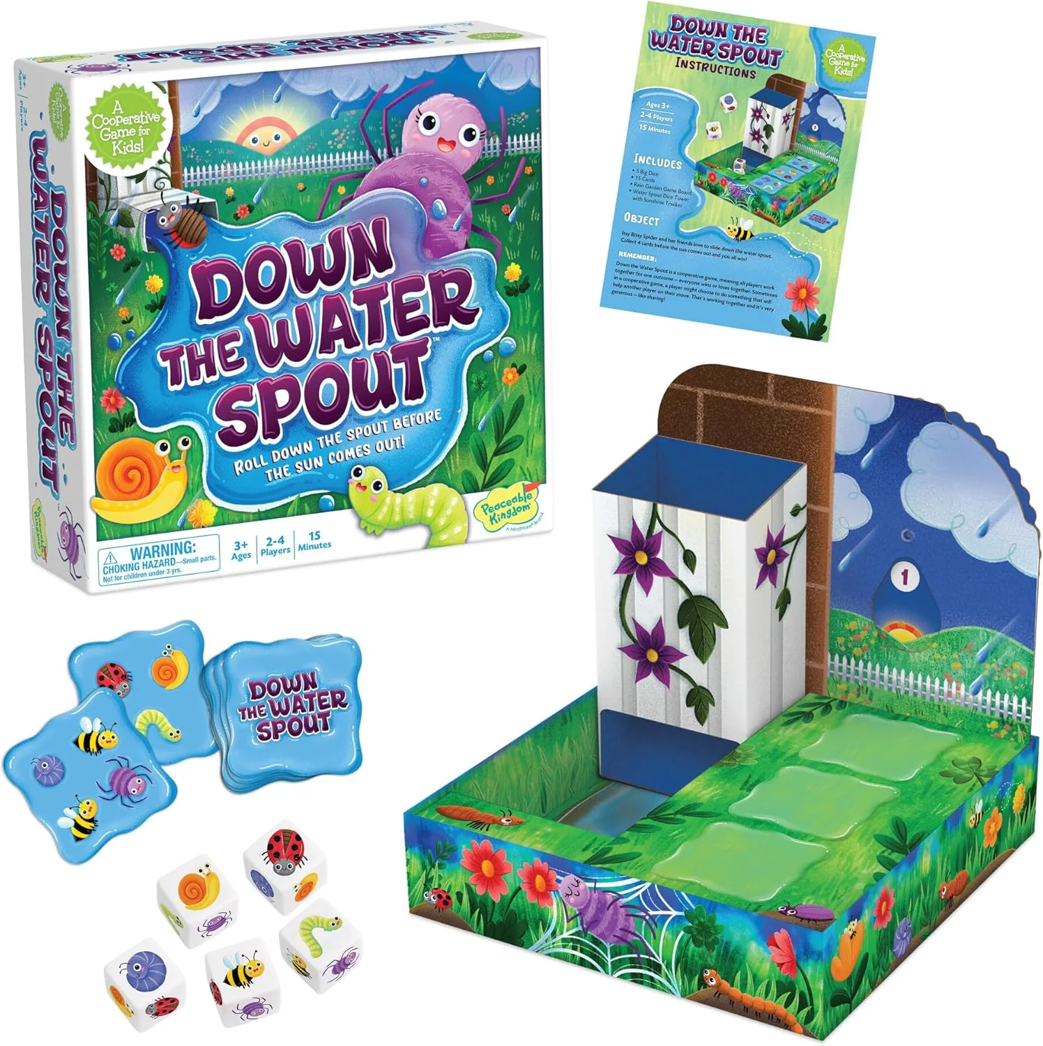 Down the Water Spout Cooperative Board Game - Image 2
