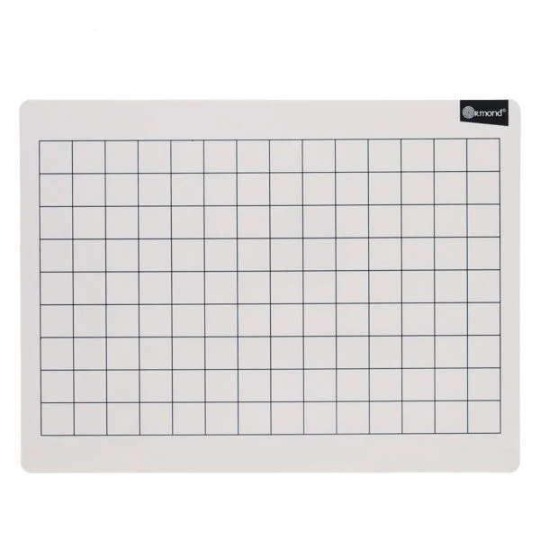 Dry Wipe Boards - 2cm Grid, 228x305mm - Pack of 10 - Image 5