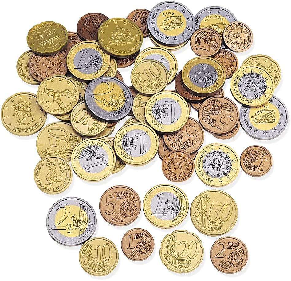 Euro Coins Set (Set of 100) - Learning Resources - Image 2