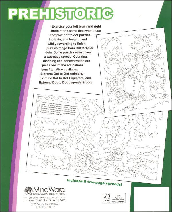 Extreme Dot to Dot Book - Prehistoric - Image 2