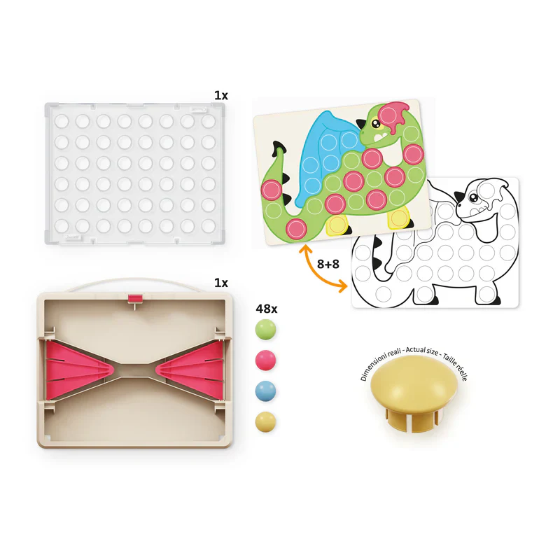Jumbo Peg Board Fantacolour Junior Eco - Image 4