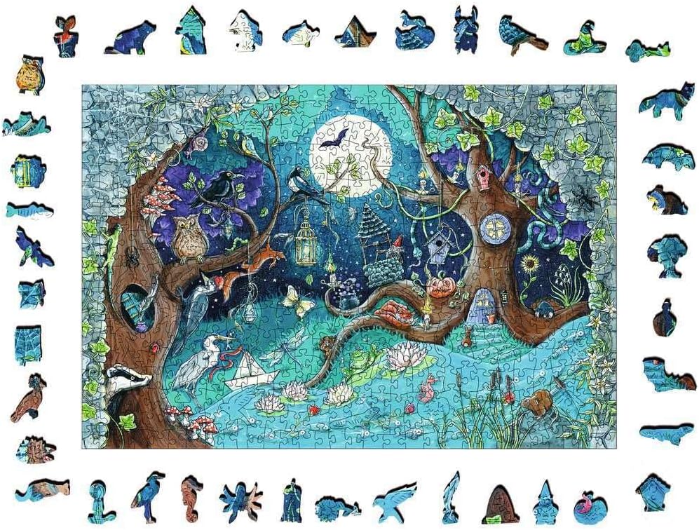 Fantasy Forest 500 PC Ravensburger Wooden Puzzle - Image 5