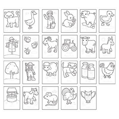 Farmyard Sticker and Colouring Book - Image 3