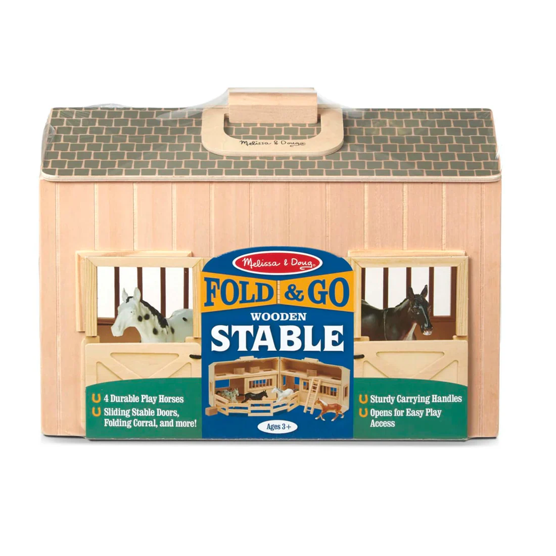 Fold & Go Stable Melissa and Doug - Image 2