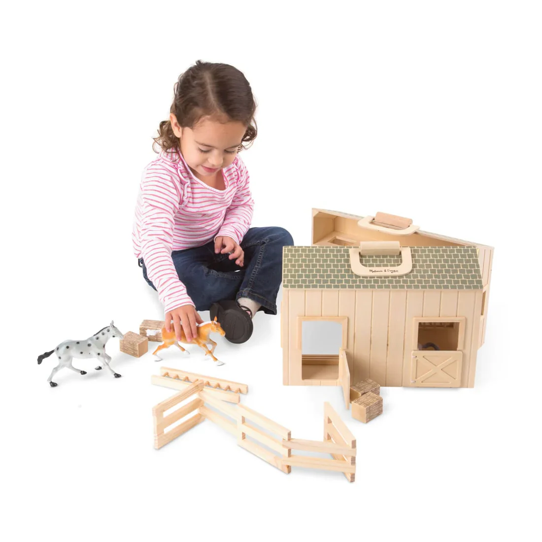 Fold & Go Stable Melissa and Doug - Image 3