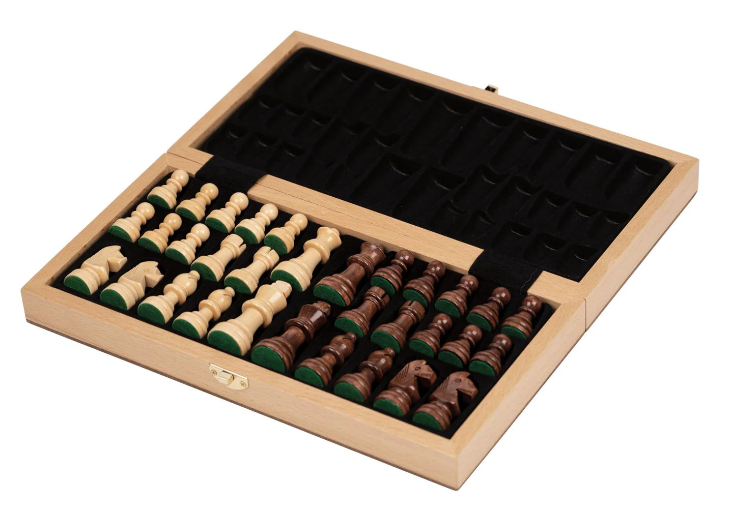 Folding Wooden Chess Set - Image 3