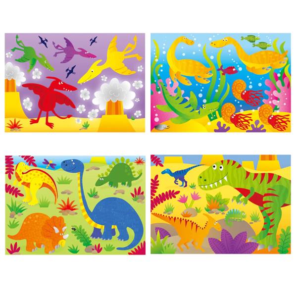 Galt 4 Puzzles In A Box Dinosaurs - Image 2