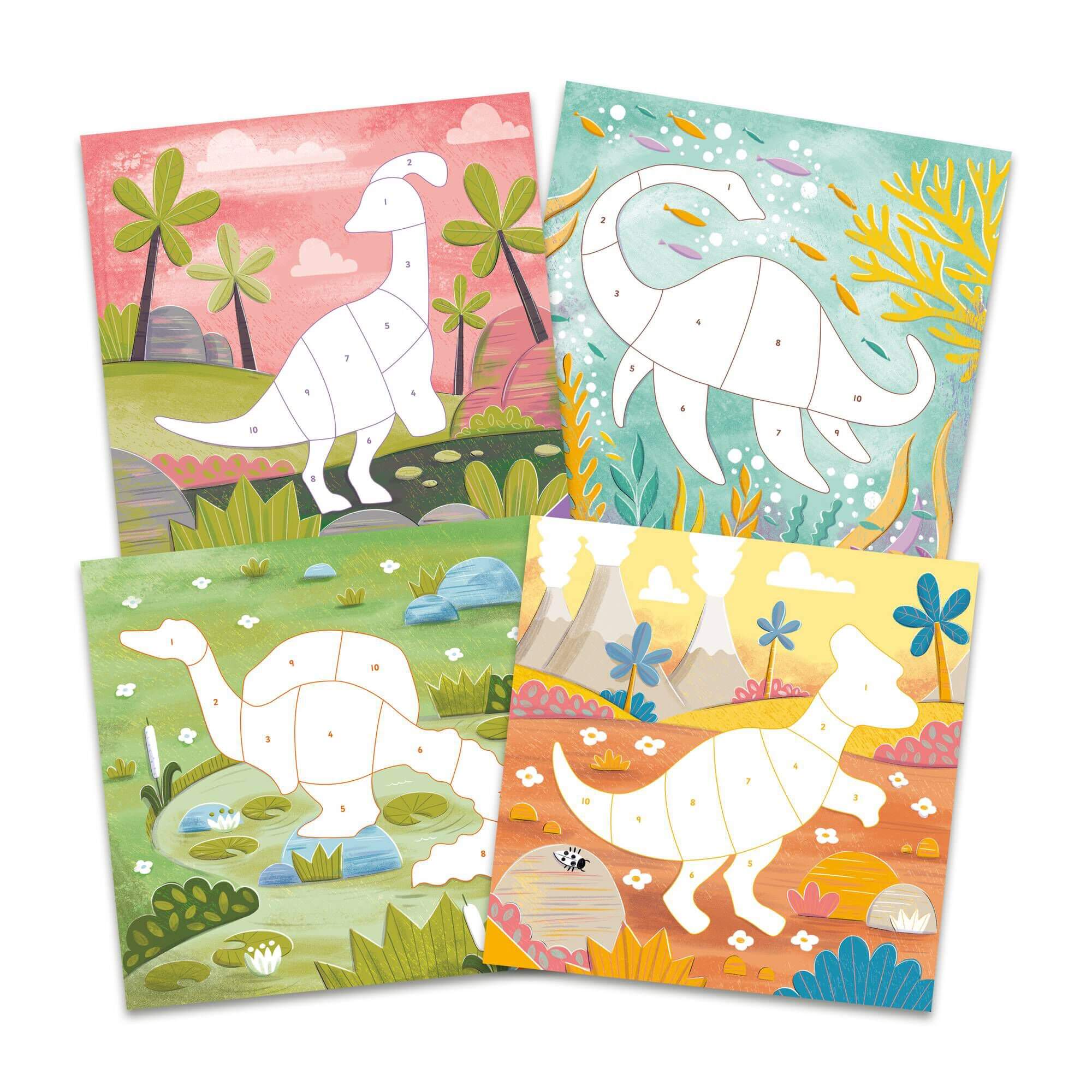 Galt Dinosaur Sticker by Numbers - Image 2