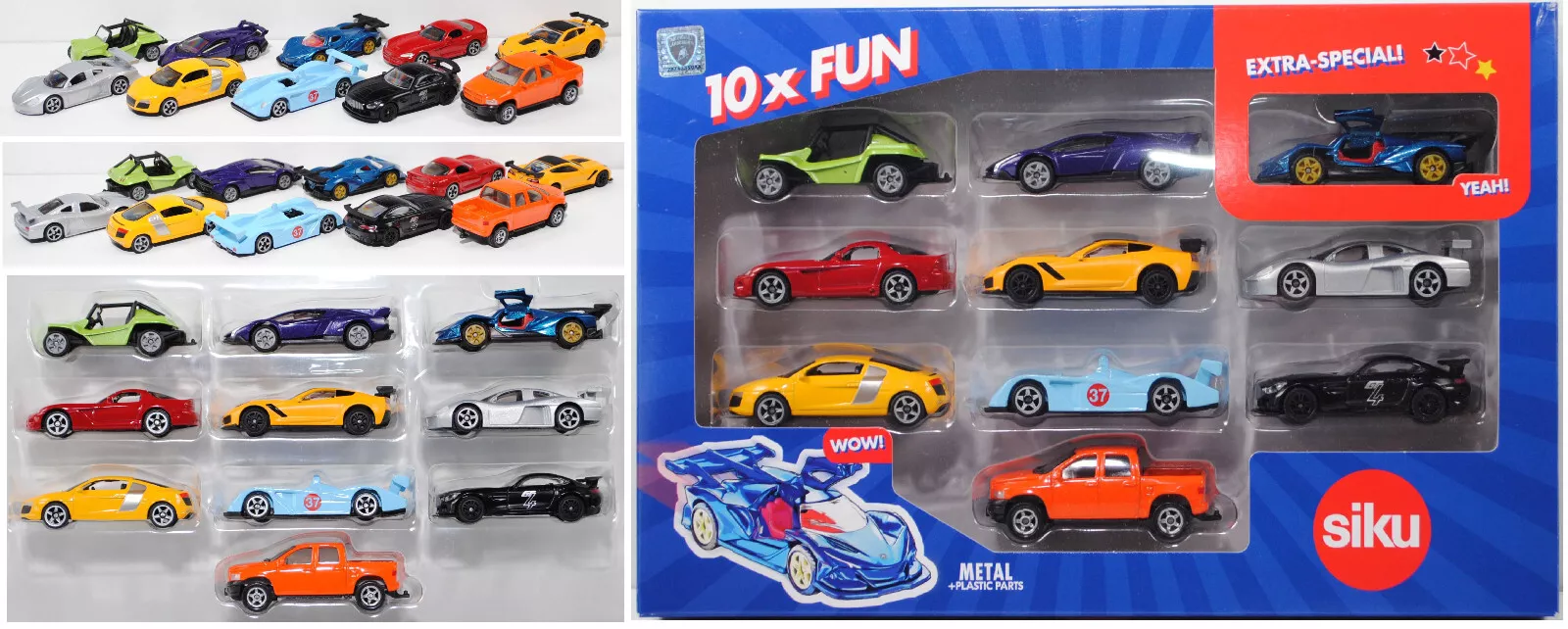 Gift Set 10 Sports Cars Siku - Image 2