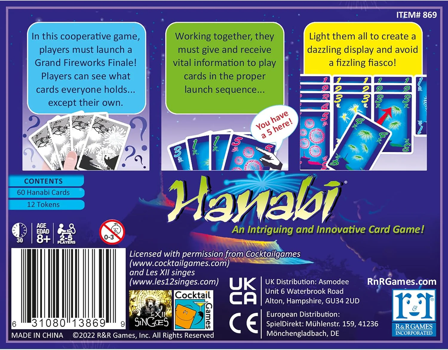 Hanabi Cardgame - Image 4