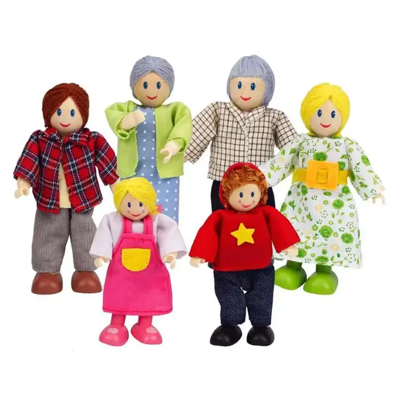 Hape Happy Family Dollhouse Set-Caucasian - Image 3