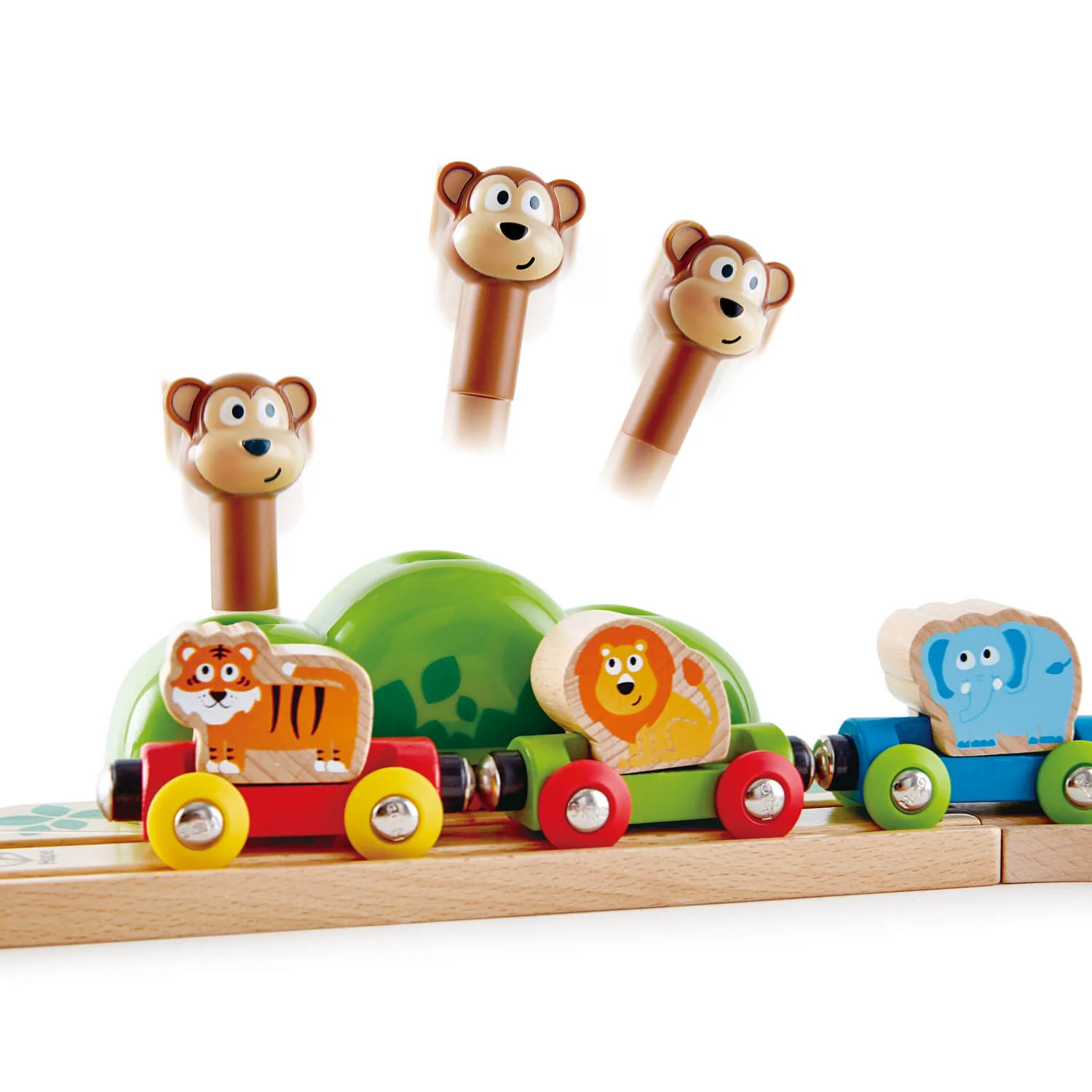 Hape Music and Monkeys Toddler Railway Train - Image 3