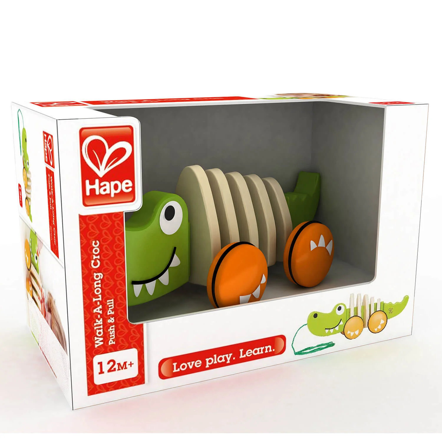Hape Walk-A-Long Croc - Image 3