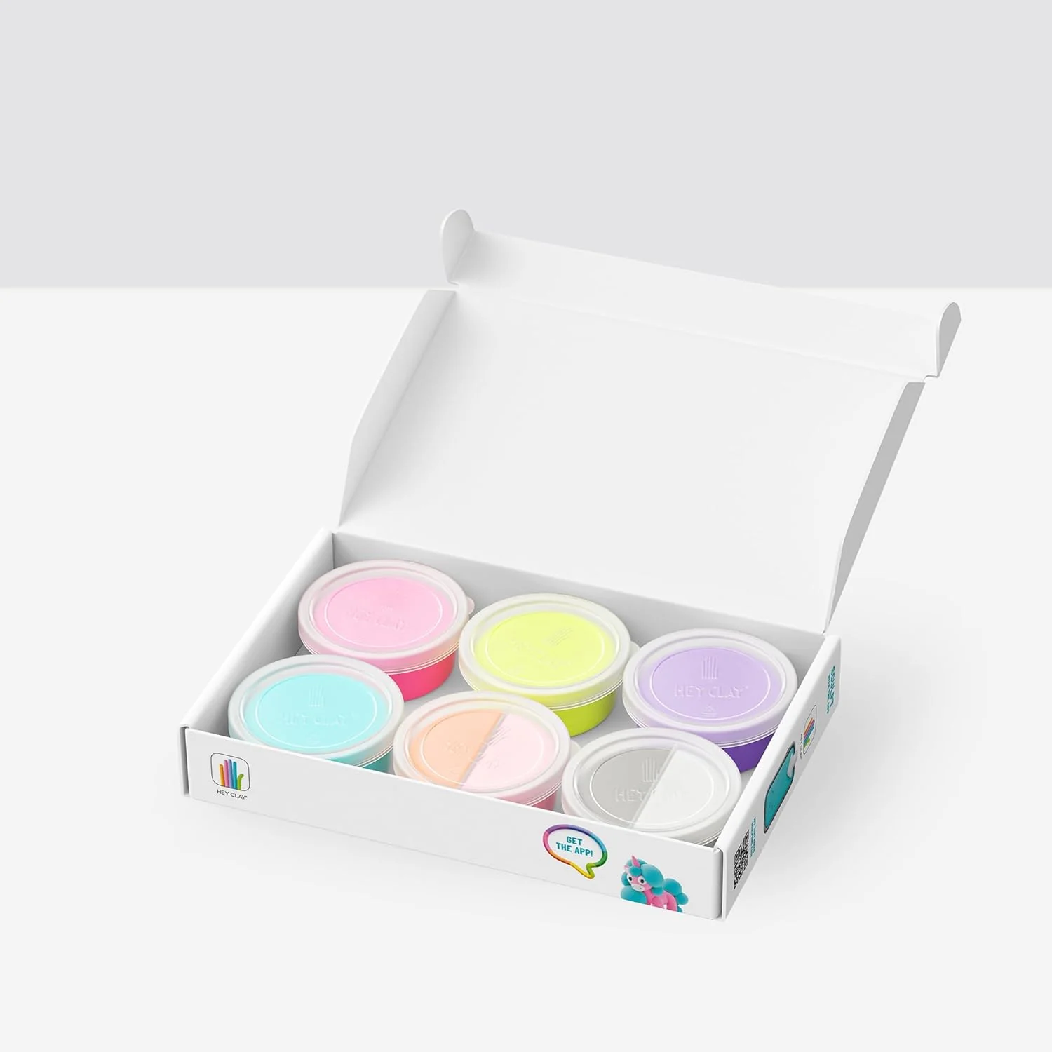 Hey Clay Rainbow Unicorns 6 Cans - Image 2