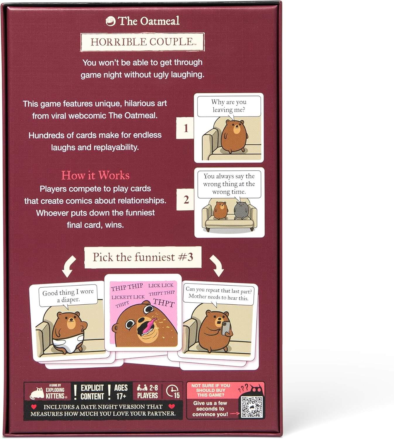 Horrible Couple - A Game by Exploding Kittens - Image 2
